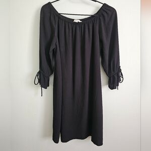 Women's Loft Black Boho Dress, XSmall